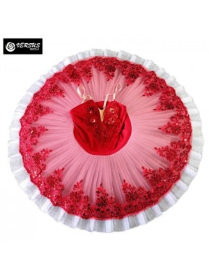 Vestito Tutù Saggio Danza Donna Ragazza Bambola Carmen Kitri Tutu DANC289